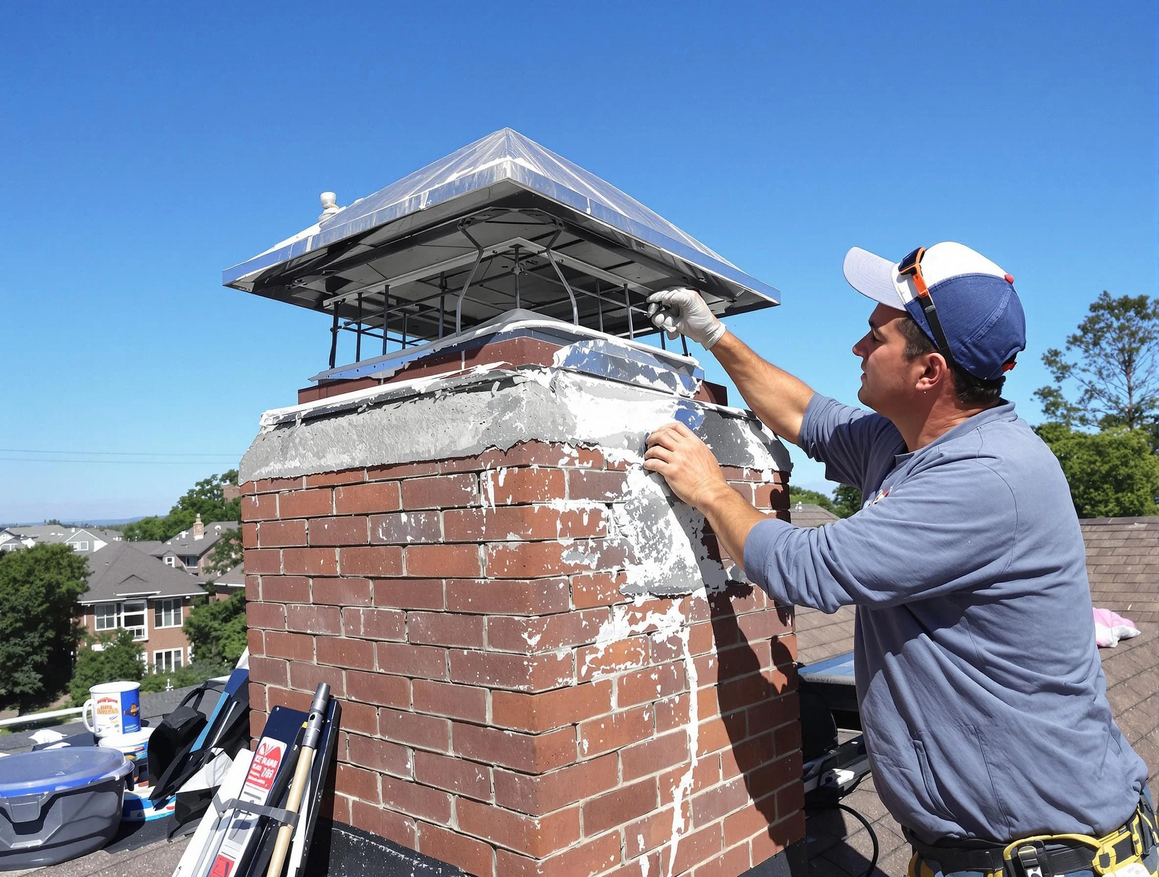 Chimney Crown Services service in La Vergne, TN